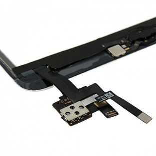iPad Mini 3 Touchscreen Glas Digitizer + IC Connector Weiss Vormontiert (A1599, A1600)