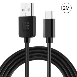 2m USB-C to USB 2.0 Data & Charging Cable Black