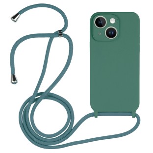 Necklace Étui pour chaîne de téléphone portable pour iPhone 14 (vert)