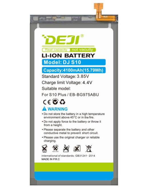 Battery for Samsung Galaxy S10 Plus EB-BG975ABU 4100mAh