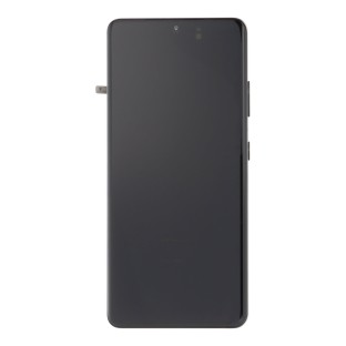 Ecran de remplacement avec cadre pour Samsung Galaxy S21 Ultra 5G noir