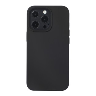 Housse en silicone pour téléphone portable iPhone 14 Pro (noir)