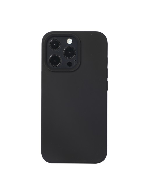 Silikon Handyhülle für iPhone 14 Pro (Schwarz)