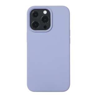 Custodia in silicone per iPhone 14 Pro (grigio lavanda)
