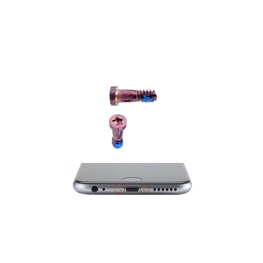 2 x iPhone 7 Plus / 7 Viti Pentalobe Oro Rosa per Display LCD Oro Rosa