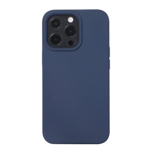 Silikon Handyhülle für iPhone 14 Pro Max (Midnight Blue)