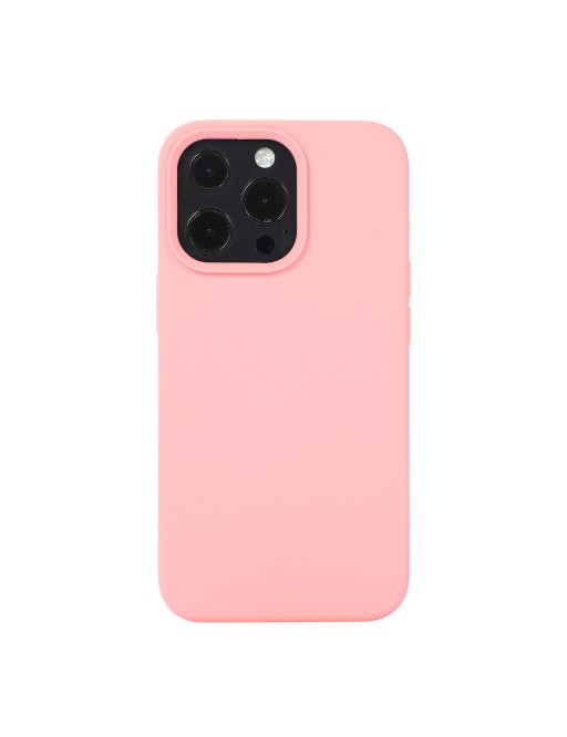 Custodia in silicone per iPhone 14 Pro Max (rosa)