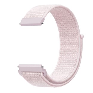 Samsung Galaxy Watch 42mm Nylon geflochtenes Uhrenarmband Rosa