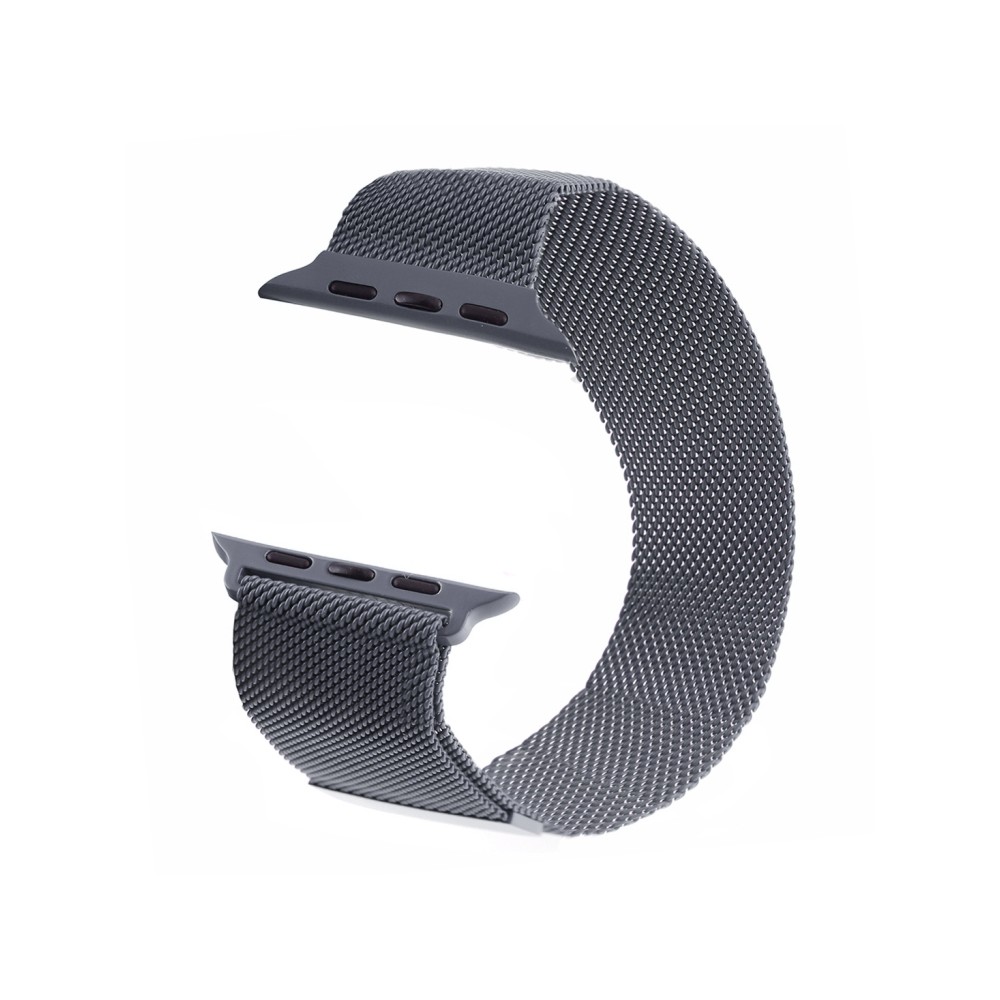 Magnetisches Edelstahlarmband für Apple Watch Series 4/5 40mm & 1/2/3 38mm in Grau