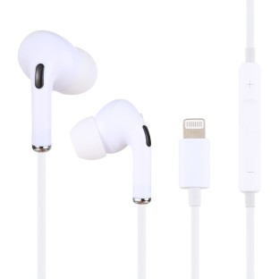 In-Ear Wired Headphones with Lightning Connector white