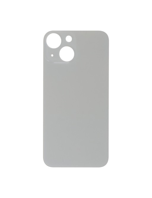 iPhone 13 Mini 5.4" Batterieabdeckung / Backcover inkl. Kleberahmen "Big Hole" Weiss