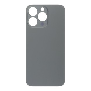 iPhone 13 Pro 6.1" Battery Cover / Cover posteriore con cornice adesiva "Big Hole" Nero