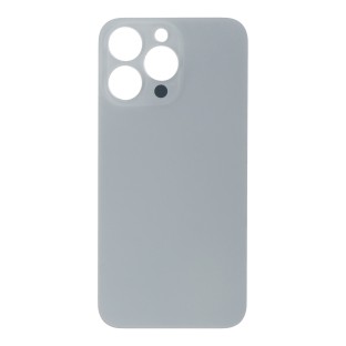 iPhone 13 Pro 6.1" Couverture de batterie / Backcover y compris cadre adhésif "Big Hole" Blanc