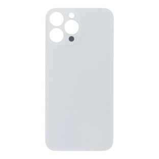 iPhone 13 Pro Max 6.7" Couverture de batterie / Backcover y compris cadre adhésif "Big Hole" Blanc