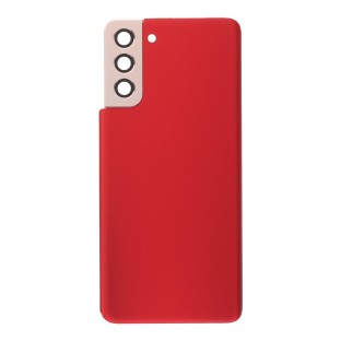Samsung Galaxy S21+ 5G G996 Battery Cover incl. Adhesive Frame + Rear Camera Lens Red