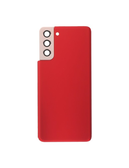 Samsung Galaxy S21+ 5G G996 Batterieabdeckung inkl. Kleberahmen + Rückkameralinse Rot