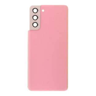 Samsung Galaxy S21+ 5G G996 Coperchio batteria con cornice adesiva + obiettivo fotocamera posteriore rosa