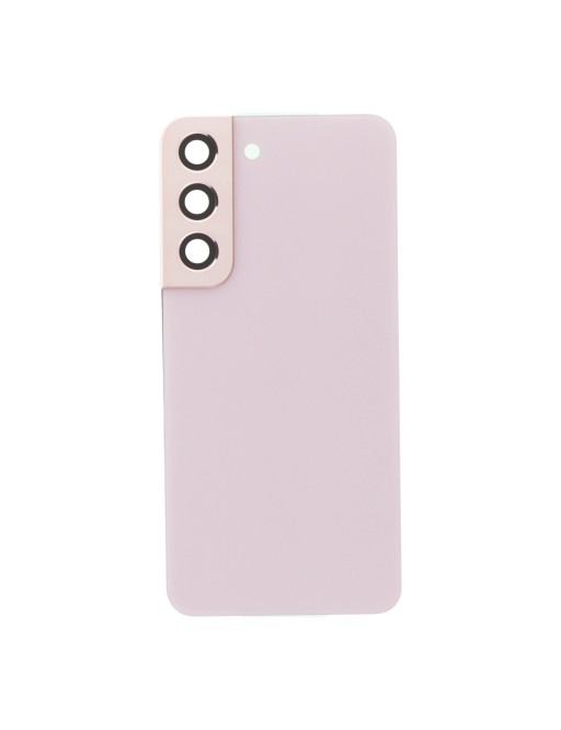 Samsung Galaxy S22 5G Battery Cover incl. Adhesive Frame + Rear Camera Lens Pink