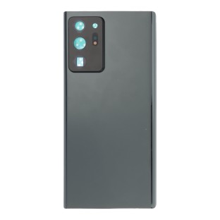 Samsung Galaxy Note 20 Ultra / Note 20 Ultra 5G Couvercle de batterie y compris cadre adhésif + lentille de caméra arrière Noir