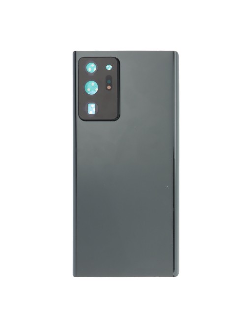 Samsung Galaxy Note 20 Ultra / Note 20 Ultra 5G Batterieabdeckung inkl. Kleberahmen + Rückkameralinse Schwarz