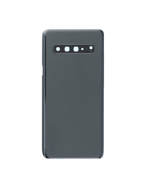 Samsung Galaxy S10 5G Battery Cover con cornice adesiva + obiettivo fotocamera posteriore nero