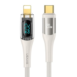 2m USB-C to Lightning PD 20W Data & Charging Cable with Display