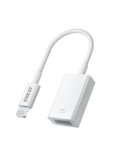 Lecteur carte SD iPhone / iPad, Adaptateur Lightning vers USB / micro-SD /  SD / Lightning femelle - Blanc