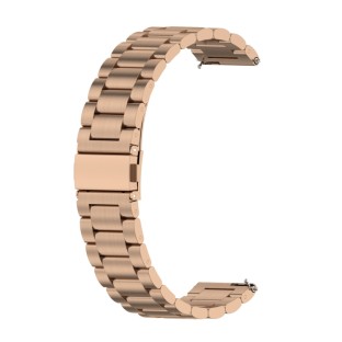 Bracelet en acier inoxydable or rose pour Huawei Watch GT Runner / Watch GT 3 46mm
