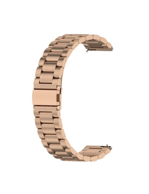 Bracelet en acier inoxydable or rose pour Huawei Watch GT Runner / Watch GT 3 46mm