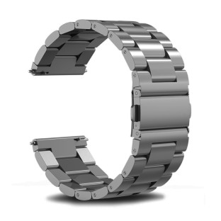 Bracelet en acier inoxydable gris pour Huawei Watch GT 2 42mm / Watch GT 3 42mm