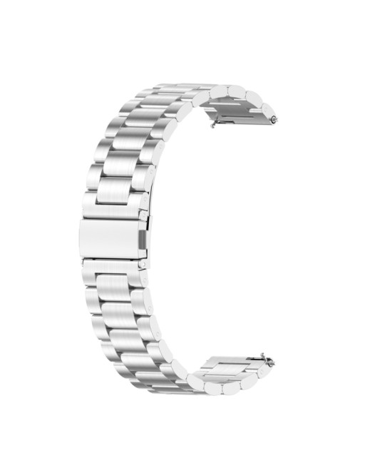 Bracelet en acier inoxydable argenté pour Huawei Watch GT 2 42mm / Watch GT 3 42mm