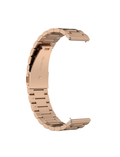 Bracelet en acier inoxydable or rose pour Huawei Watch GT 2 42mm / Watch GT 3 42mm