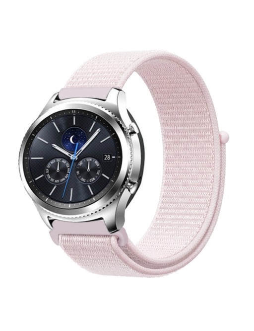Nylon bracelet de montre rose pour Samsung Galaxy Watch 46mm