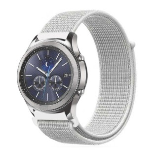 Samsung Galaxy Watch 46mm Nylon Uhrenarmband Weiss