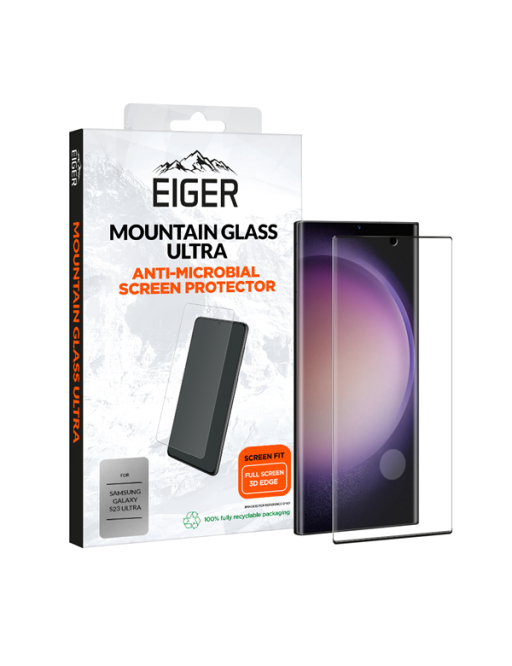 Eiger Samsung Galaxy S23 Ultra Mountain Verre d'écran antibactérien