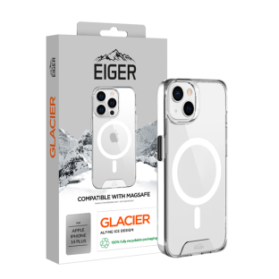 iPhone 14 Plus. Glacier Magsafe Case tr.