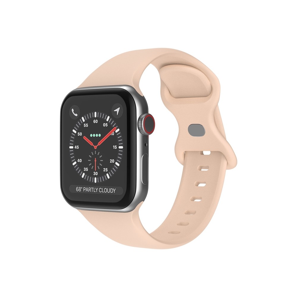 Silikonarmband für Apple Watch Ultra 49mm / Series 8&7 45mm / SE 2&6&SE&5&4 44mm / 3&2&1 42mm Pink