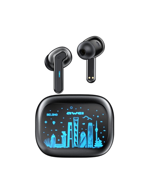 Wireless In-Ear Gaming Earbuds with Noise Cancellation Black