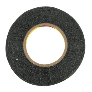 1mm Double Sided Tape 50m Black