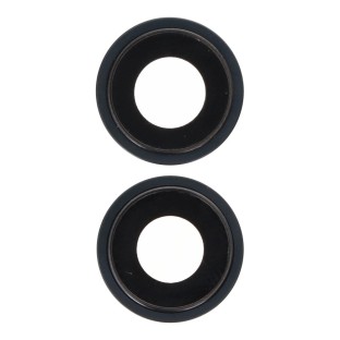 lente e lunetta della fotocamera posteriore di iPhone 14 / 14 Plus: set di 2 pezzi neri