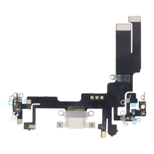 connecteur de charge iPhone 14 Câble flexible blanc
