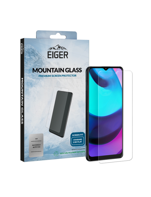 Motorola Moto E20 Display-Glas (1er-Pack) Mountain Glass 2.5D clear