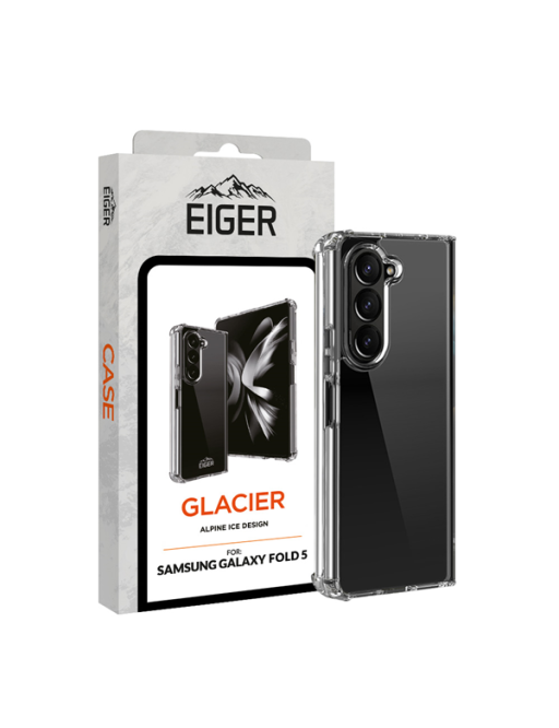 Samsung Galaxy Z Fold5 transparentes Hard-Cover Eiger Glacier Case clear