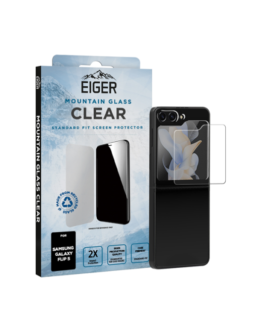 Samsung Galaxy Z Flip5 Display-Glas (1er-Pack) FRONTDISPLAY Mountain Glass CLEAR