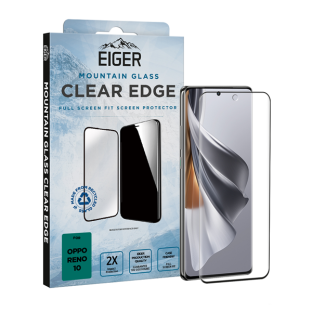 Oppo Reno 10 3D-Glas case friendly Mountain Glass CLEAR EDGE