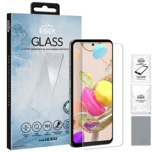LG K42 Display-Glas 2.5D Glass clear