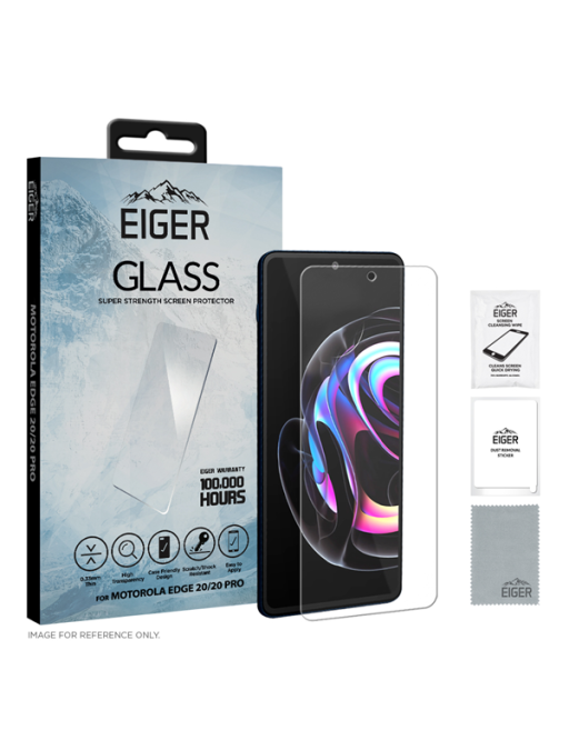 Motorola Edge 20 Display-Glas (1er-Pack) 2.5D Glass clear