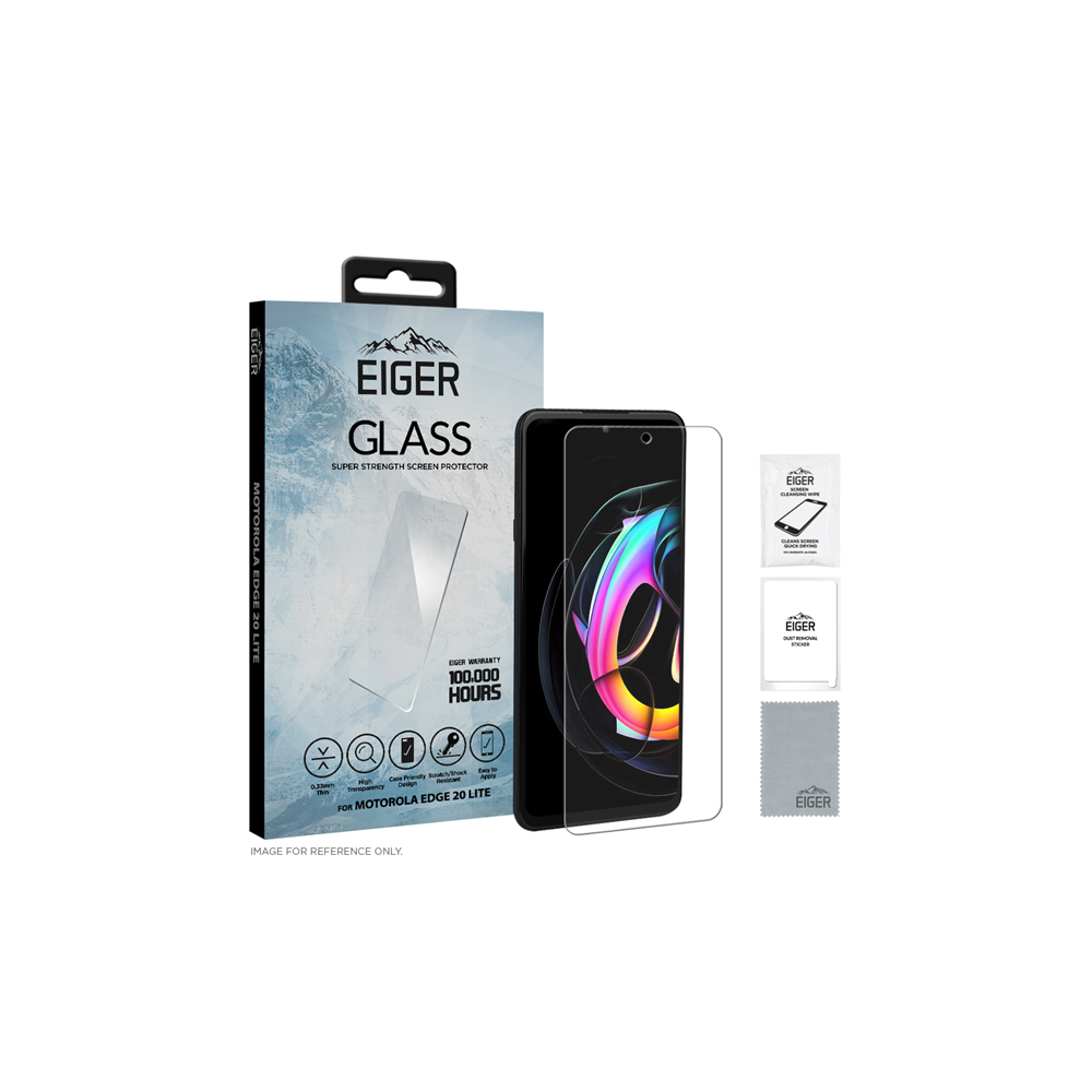 Motorola Edge 20 Lite Display-Glas (1er-Pack) 2.5D Glass clear