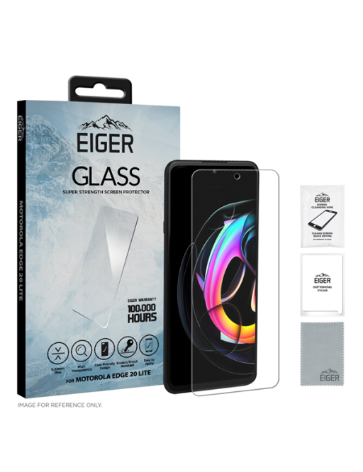 Motorola Edge 20 Lite Display-Glas (1er-Pack) 2.5D Glass clear