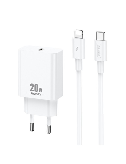 20W PD Charger incl. 1m USB-C to Lightning Cable White